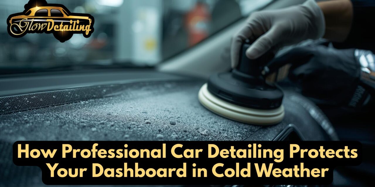 How Professional Car Detailing Protects Your Dashboard in Cold Weather